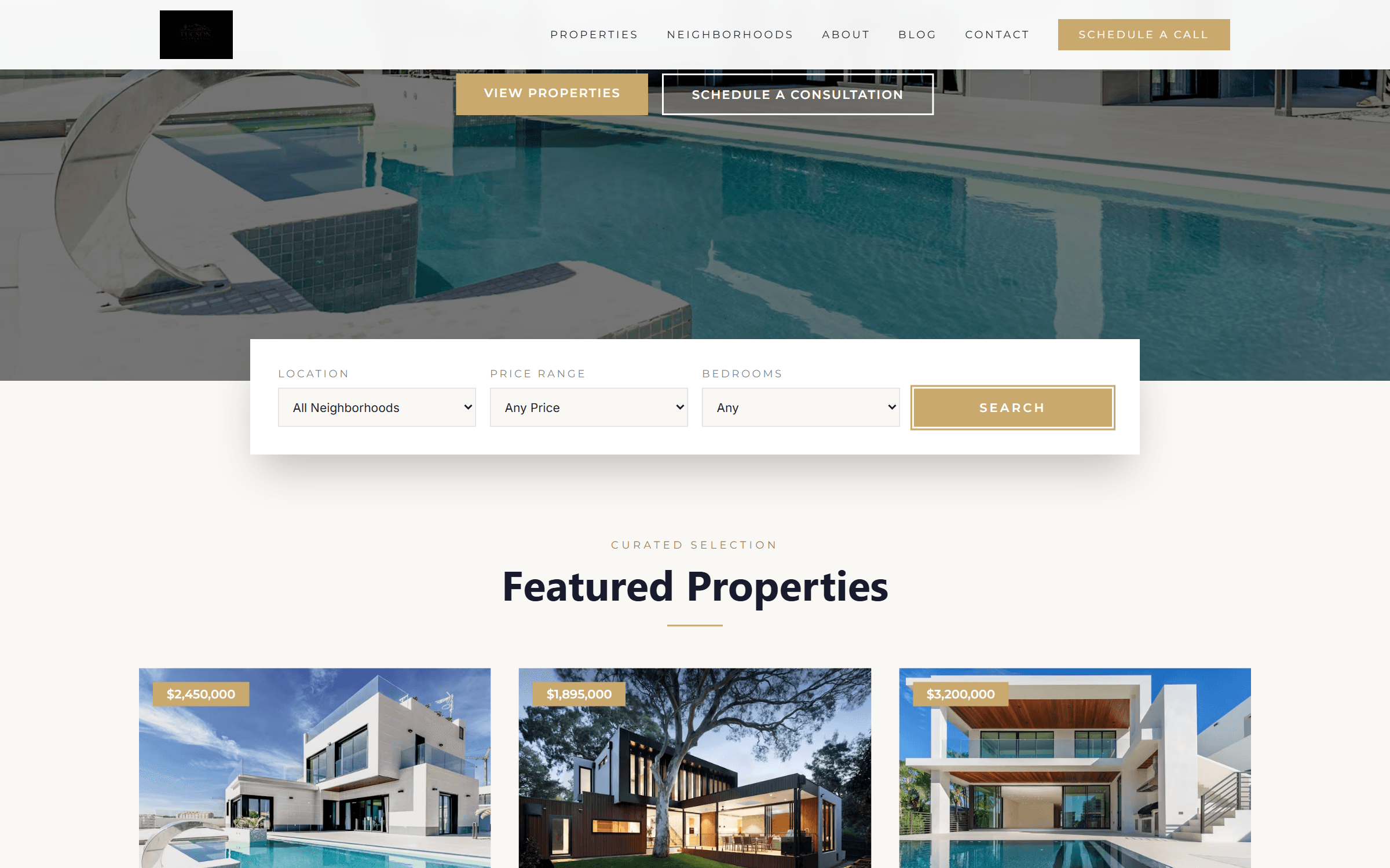 Tucson Experts — website screenshot